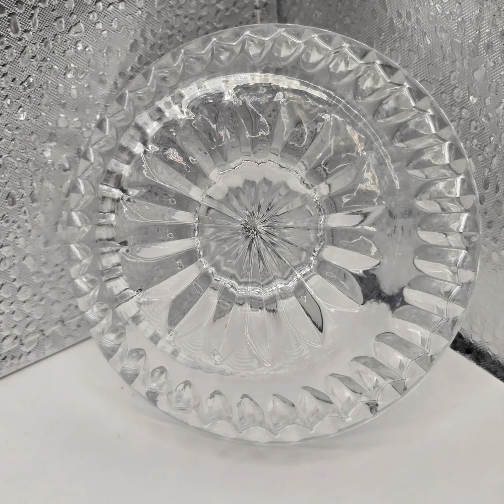 Vintage Clear Crystal Ring Holder Fostoria